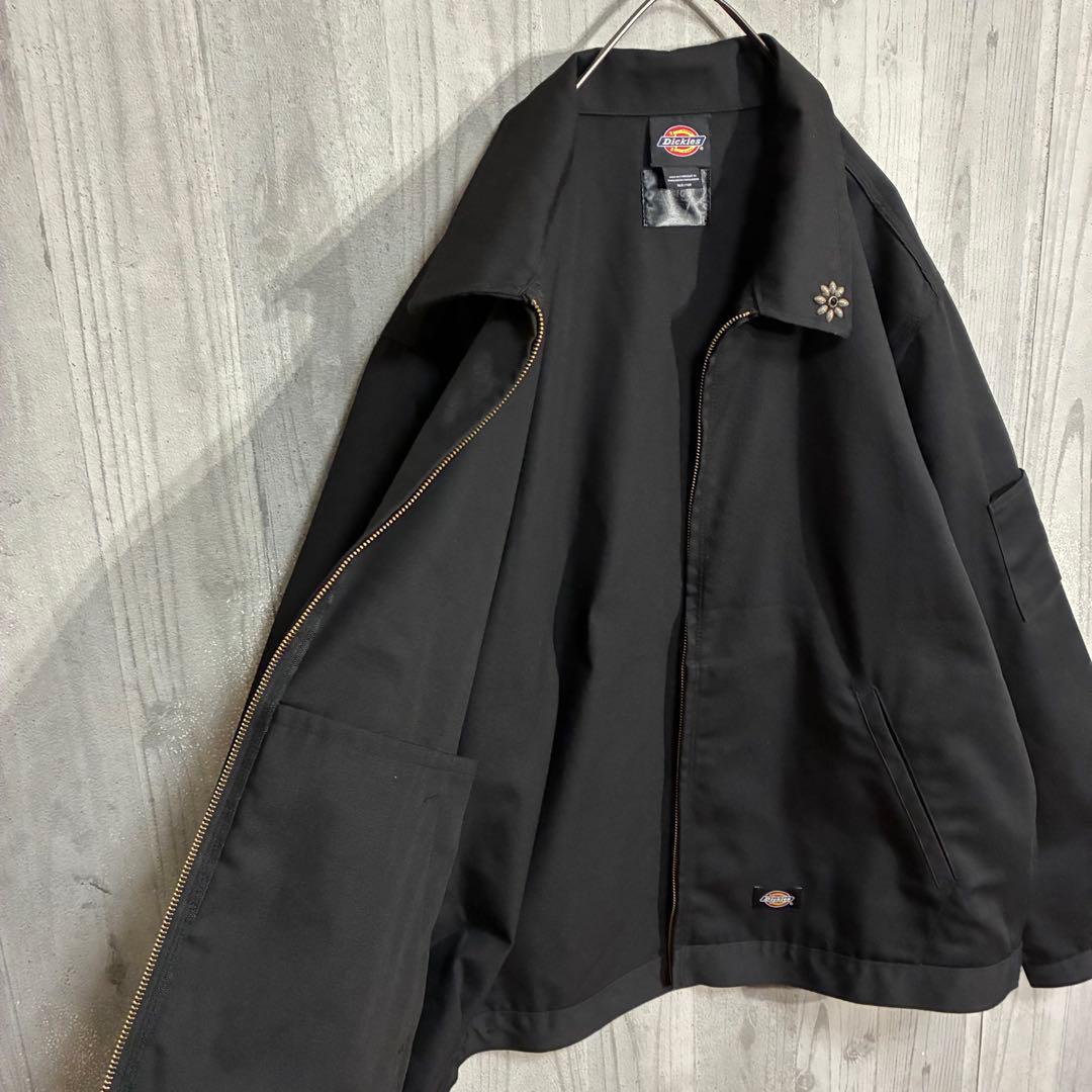 【人気入手困難】ディッキーズ　HTCコラボ　フラワーストーン　ジャケット　XL