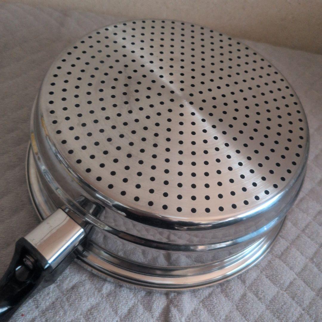 インコア 片手鍋３コート +蓋+スチーマー+ダッチカバー+キャセロール ５点