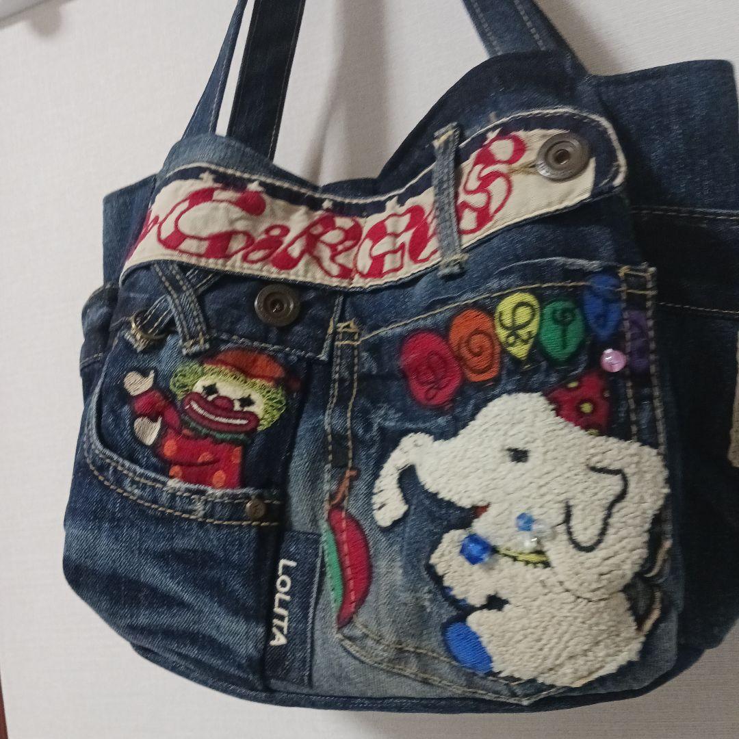 ナル　リメイクデニムバッグ　オーダーチューリップバッグ3点