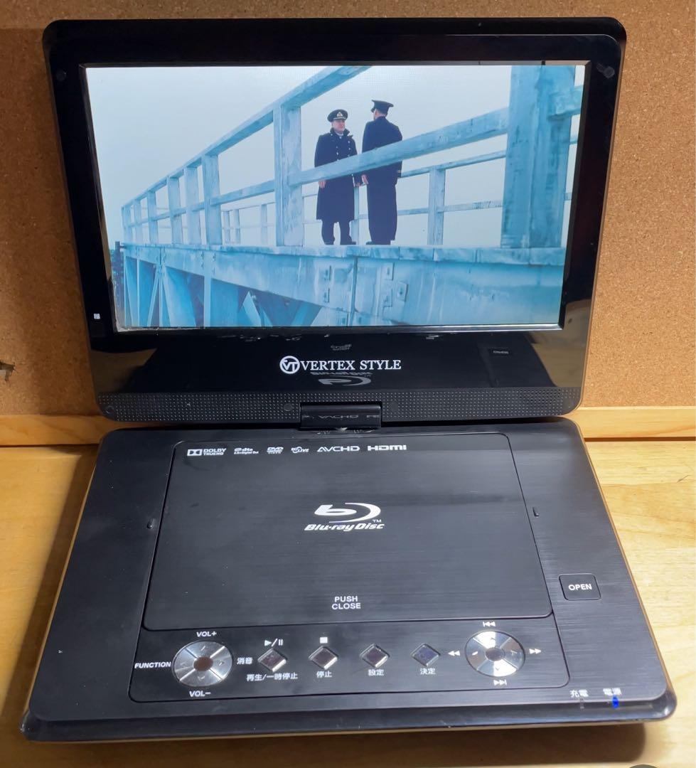 付属品完備 ポータブルDVD・BD・Blu-ray・ブルーレイプレーヤー