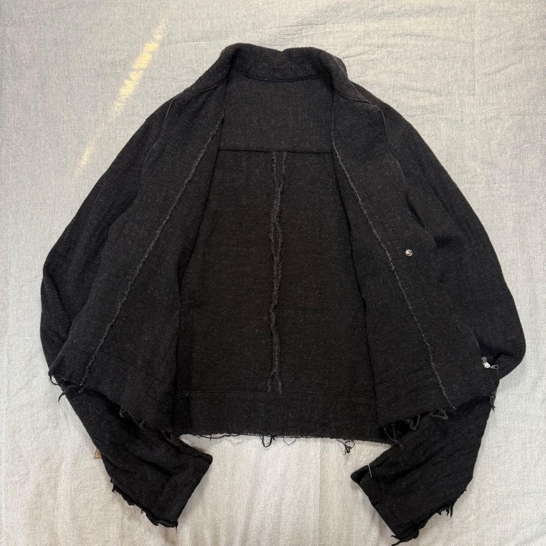 SUNSEA 22AW Shrinkage Blouson 改 ウール 黒 M