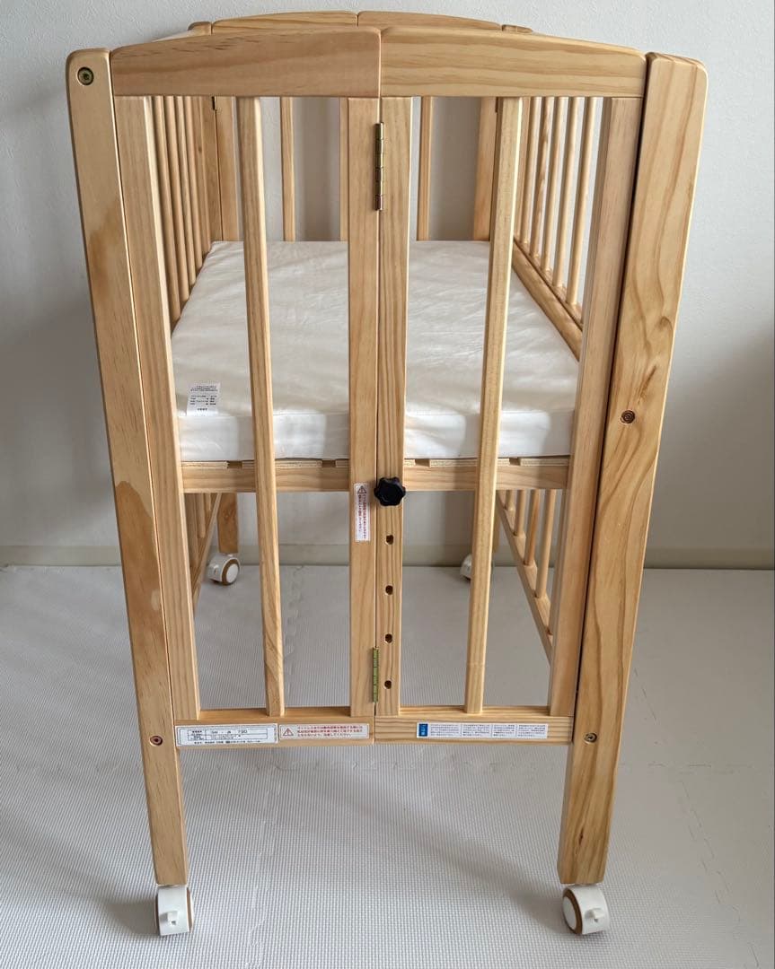 【超美品】大和屋リリト　リトルベビーベッド　(専用マットレス付き)