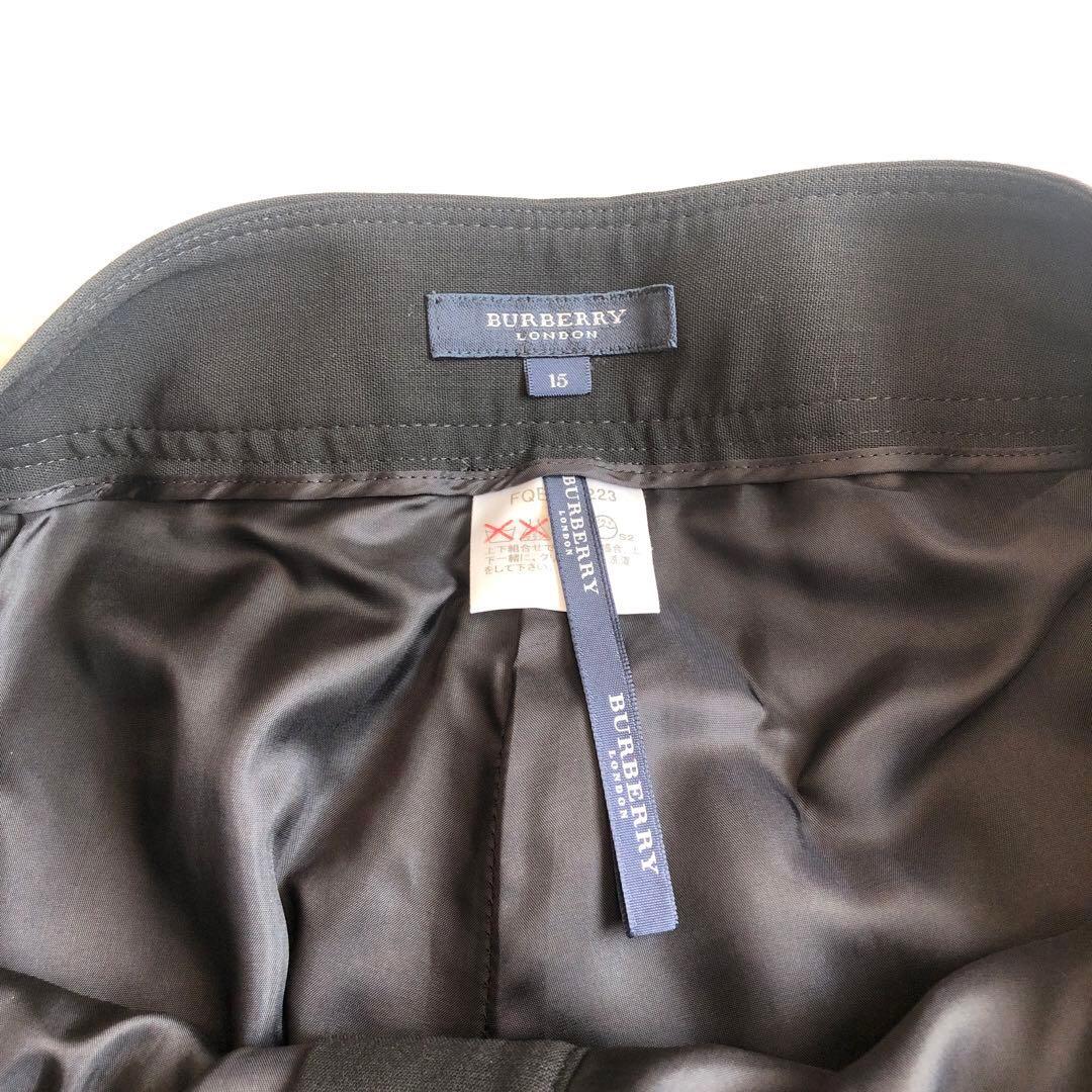 美品✨ バーバリーロンドン　レディーススーツ　パンツスーツ　大きいサイズ　黒