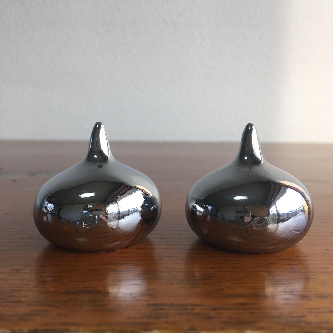 希少！　当時物　メタルスライム　文鎮4体セット　エニックス製　ペーパーウェイト