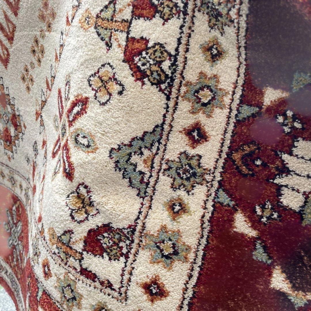 美品　ベルギー絨毯　200×200cm