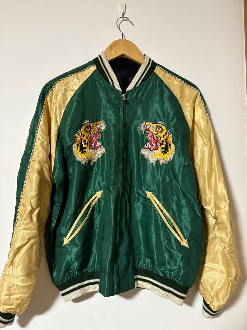 【美品】テーラー東洋 ビームス別注 アセテートスカジャン M 虎