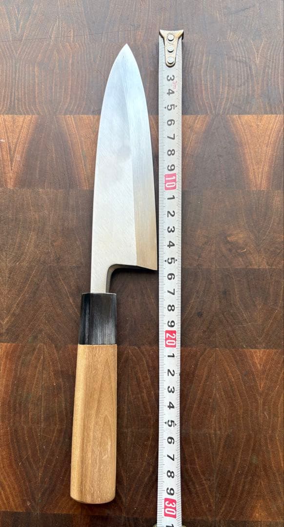 堺打刃物　霞　出刃　150mm 5寸　包丁　白鋼　和包丁　釣り　未使用