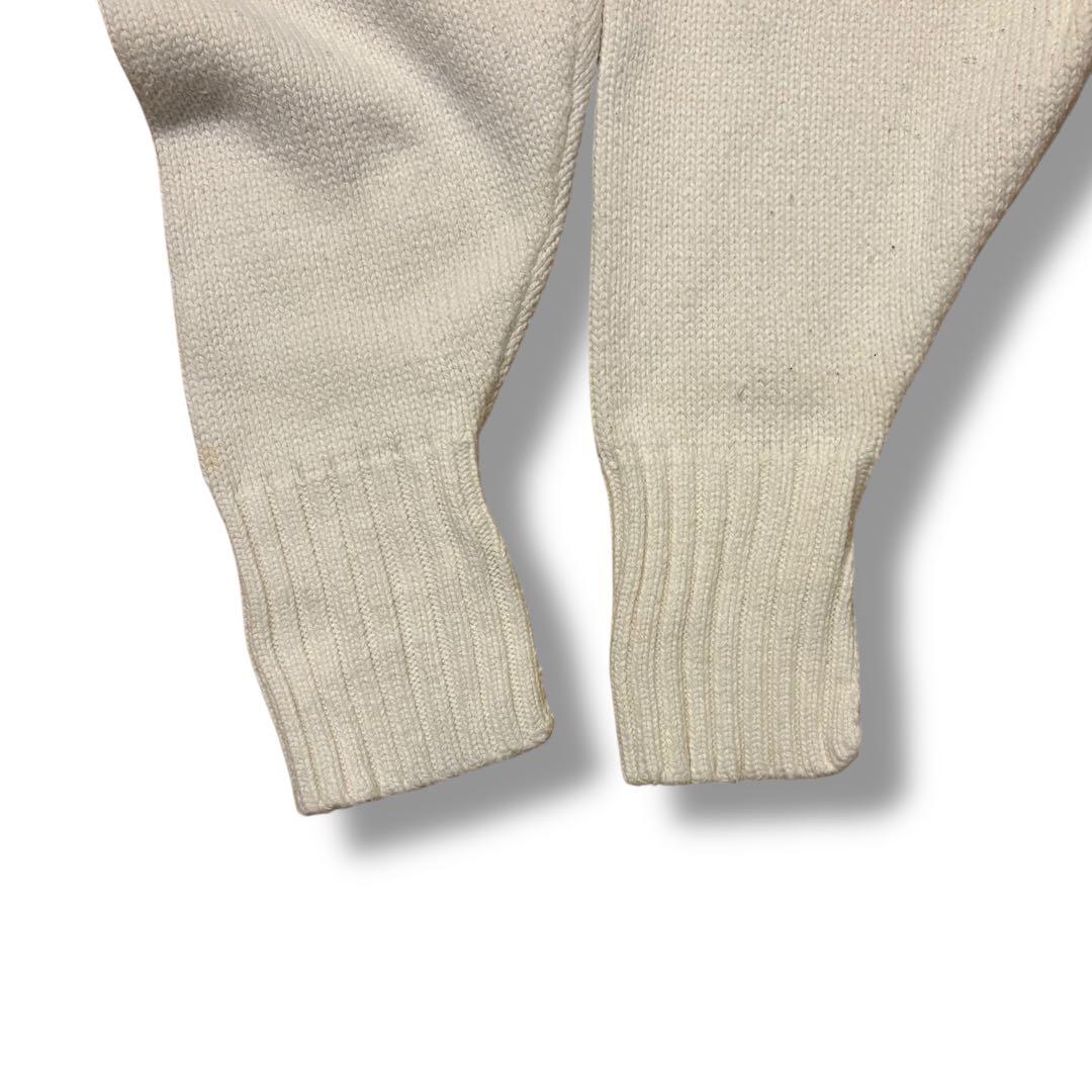 Polo by Ralph Lauren ポロベア 刺繍 コットンニット L