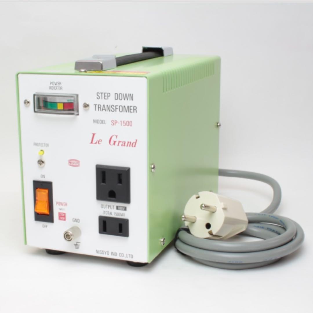 【未開封】 日章工業 SP-1500 高性能トランスフォーマ 変圧器