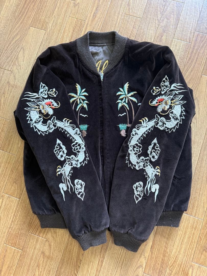 テーラー東洋 希少 別珍リバーシブルスカジャン