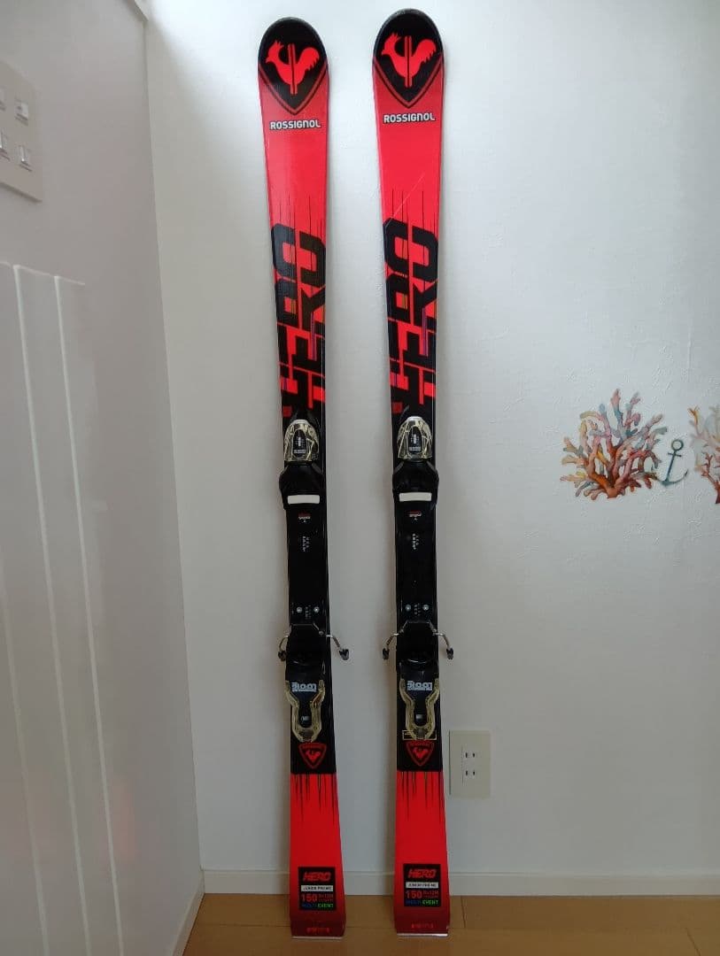 ROSSIGNOL HERO スキー ビンディング付き １５０