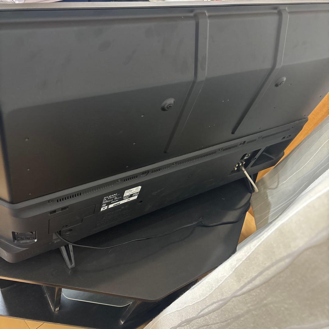 フナイ　43型 テレビ FL-43U3040　21年製　テレビ台、リモコン付