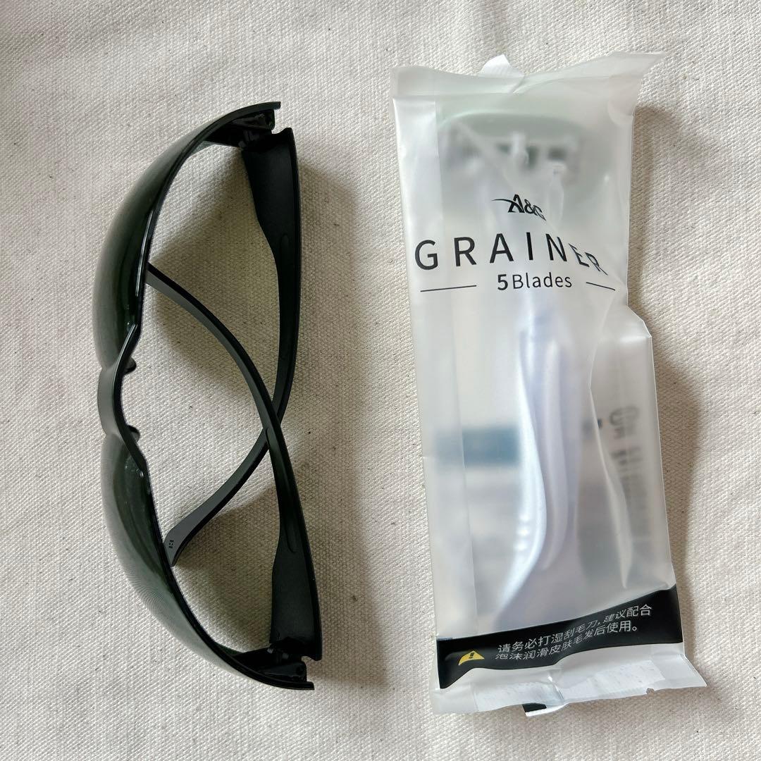 ★脱毛器 メンズ ホワイト VIO対応 最大出力21J 家庭用 サングラス付き