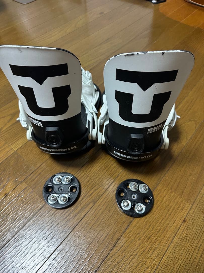 Union Strata ビンディング ホワイト/ブラック