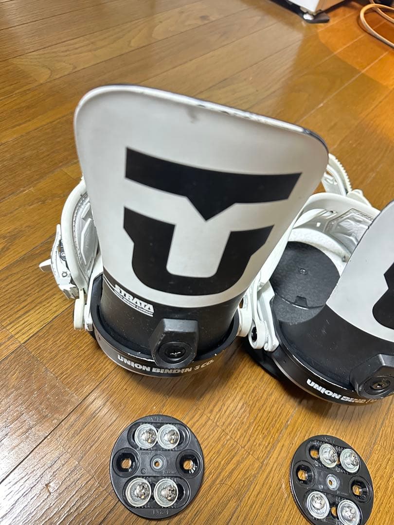 Union Strata ビンディング ホワイト/ブラック