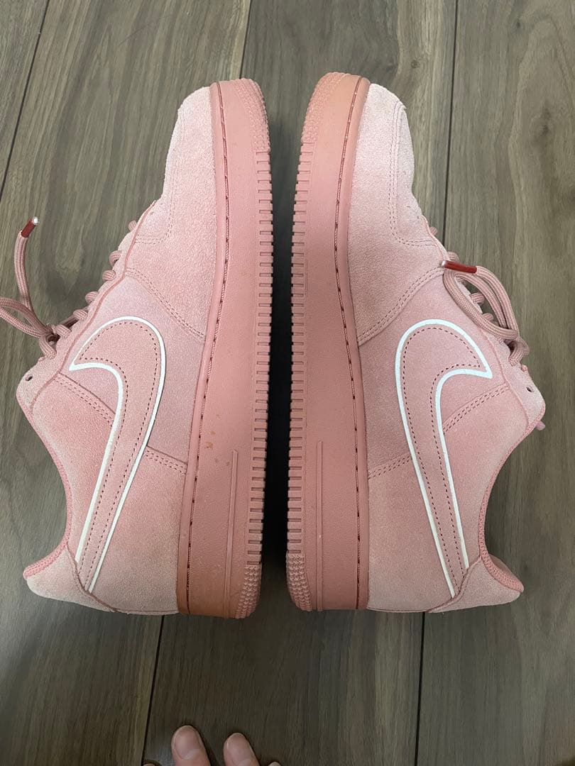 エアフォース１　27センチ　スウェードのピンク