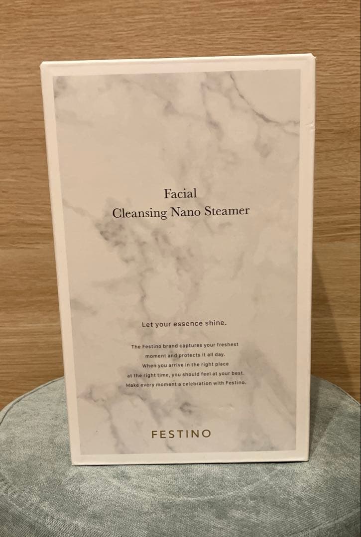 【新品未開封】FESTINO フェイシャルクレンジングナノスチーマー