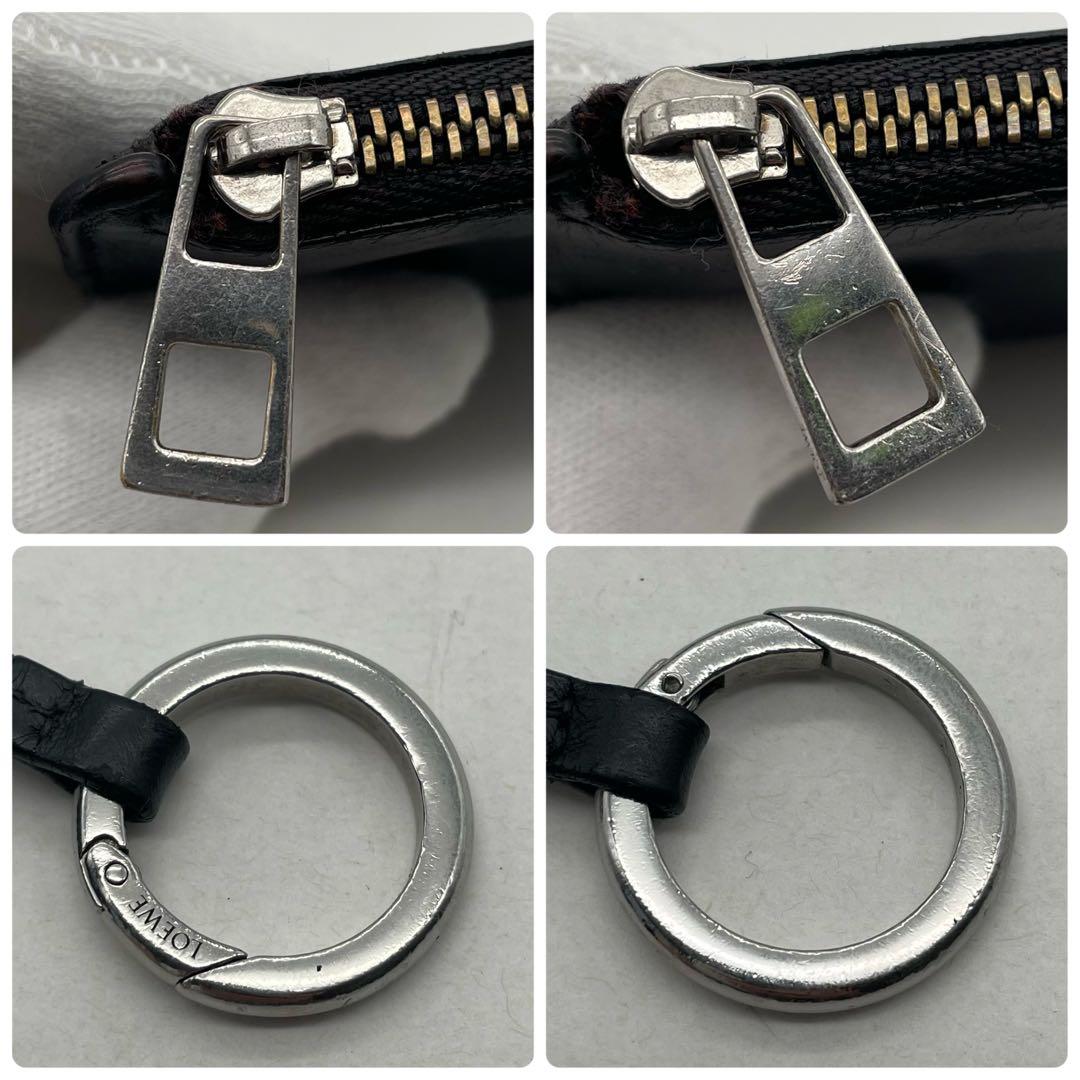 ロエベ　ケース　小銭入れ　アナグラム　レザー