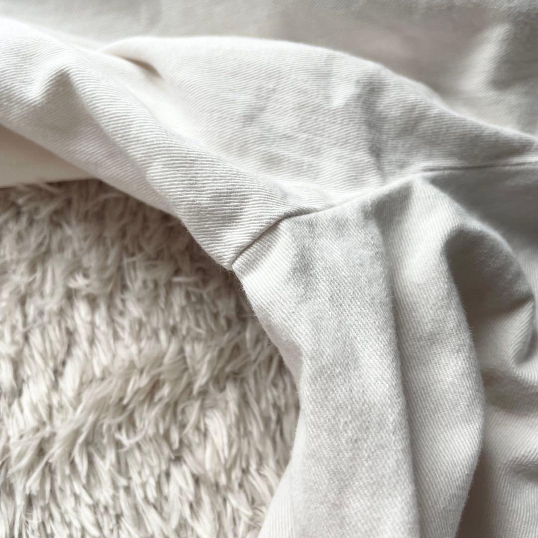 美品 45R おこめチノのシャルロットパンツ 3 ホワイト