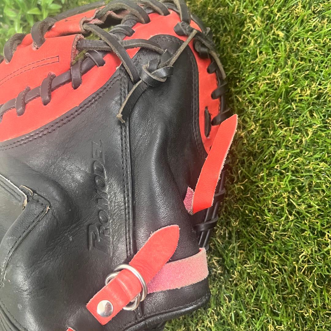 希少・絶版 ZETT ゼット 軟式 一般 キャッチャーミット 矢野 モデル