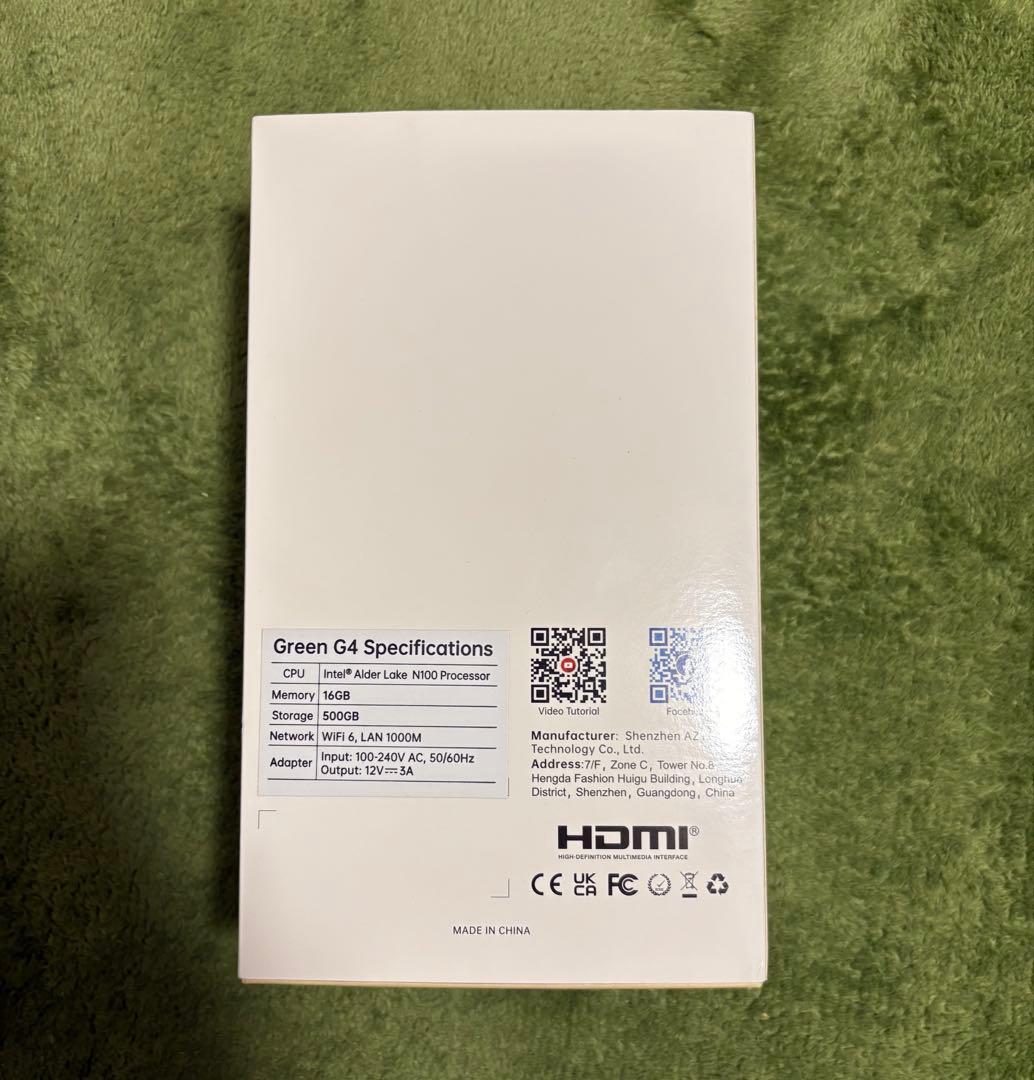 Windowsデスクトップ TRIGKEY G4 Green Series Mini PC