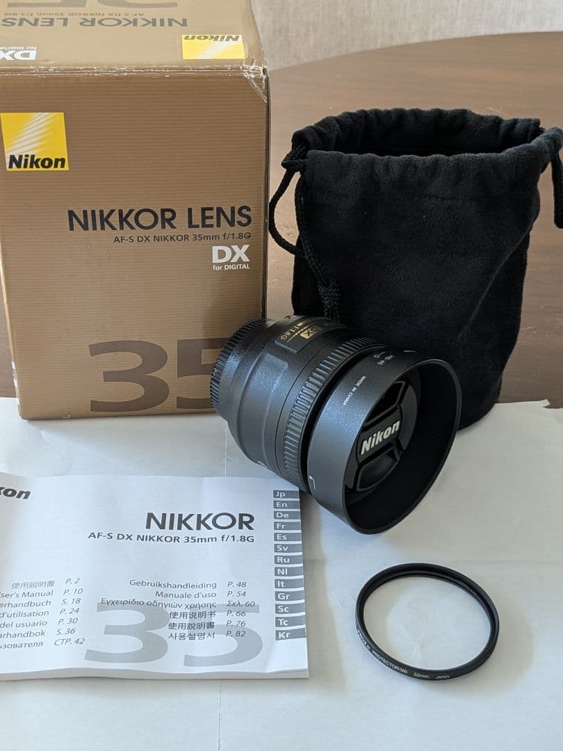 Nikon DX 35mm f1.8レンズ