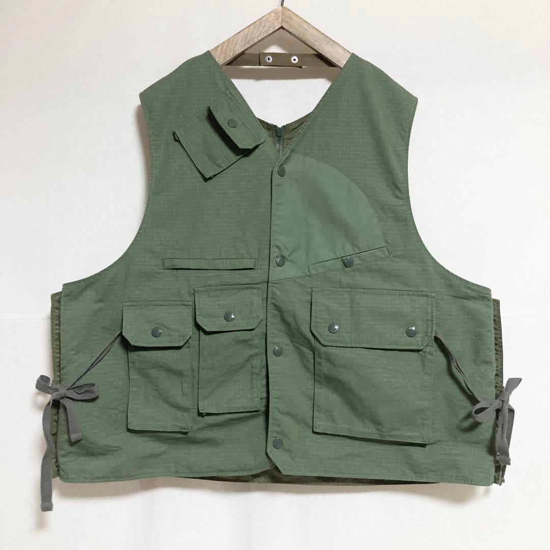 XLサイズ！ENGINEEREDGARMENTS ダブルフロントベスト