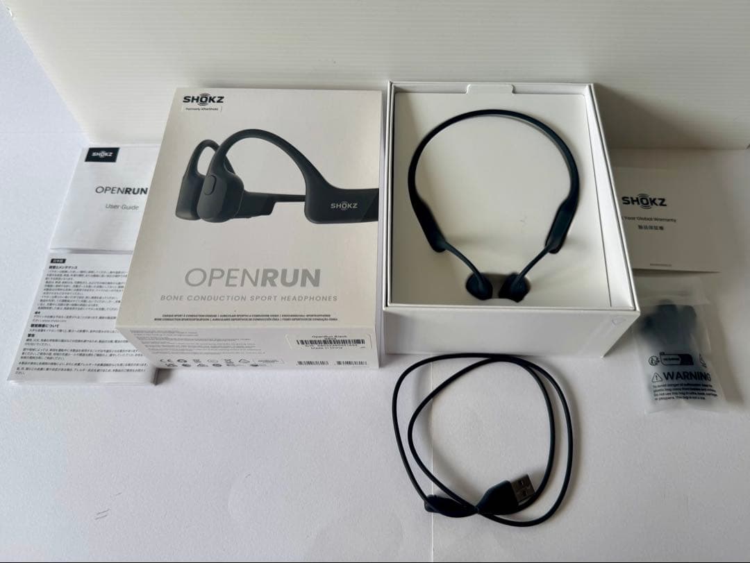 Shokz OpenRun S803 ブラック 骨伝導イヤホン