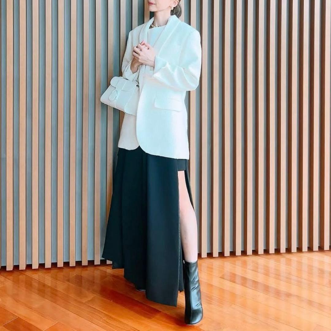 最終お値下げ　Pachman パハマン スカート ブラック 日本製 変形デザイン