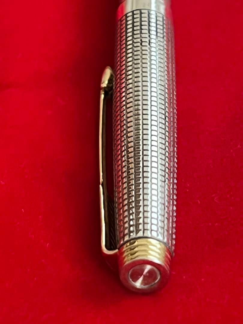 パーカーボールペン75 シズレ スターリングシルバーケース付‼️美品‼️