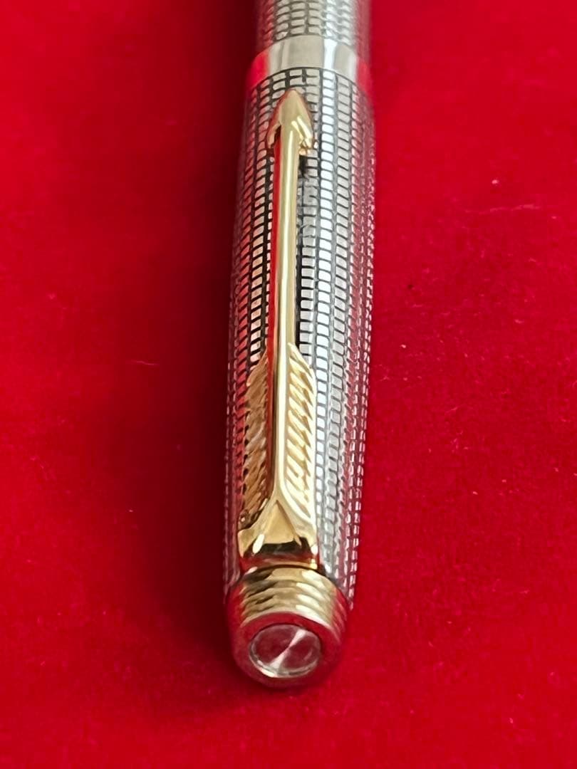 パーカーボールペン75 シズレ スターリングシルバーケース付‼️美品‼️