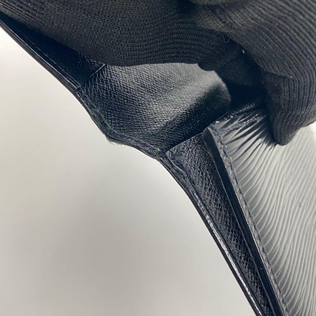 ルイヴィトン エピ アンヴェロップ カルトヴィジット 名刺入れ カードケース 黒