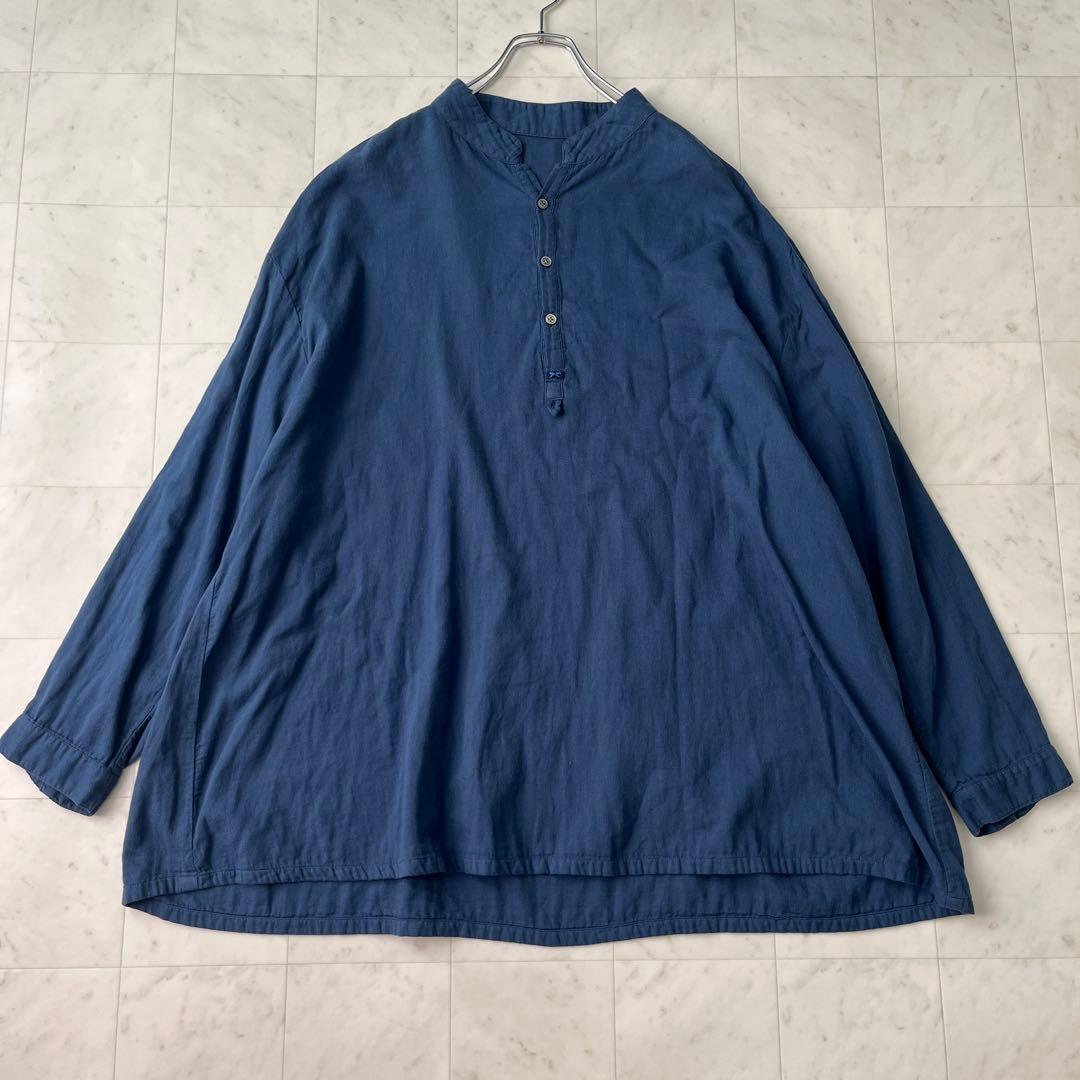 ポータークラシック スタンドカラースモックシャツ オーバーサイズ メンズ XL