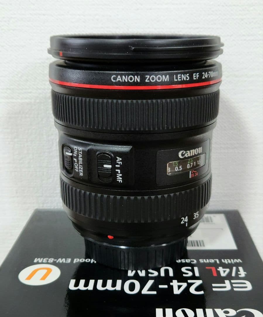 Canon キヤノン EF24-70mm F4L IS USM Lレンズ