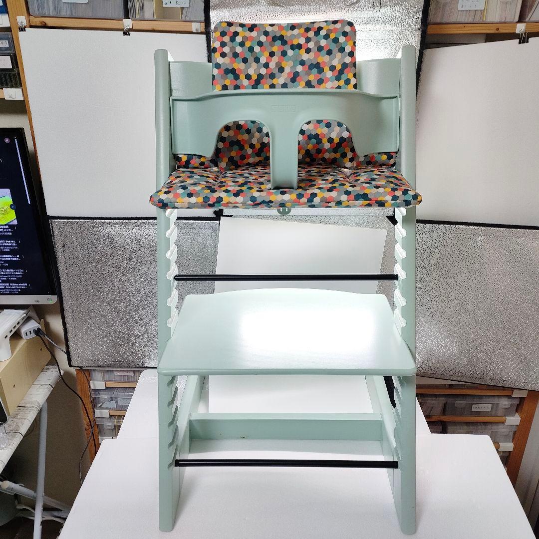 ストッケ　トリップトラップ　モスグリーン　ベビーセット　SN6