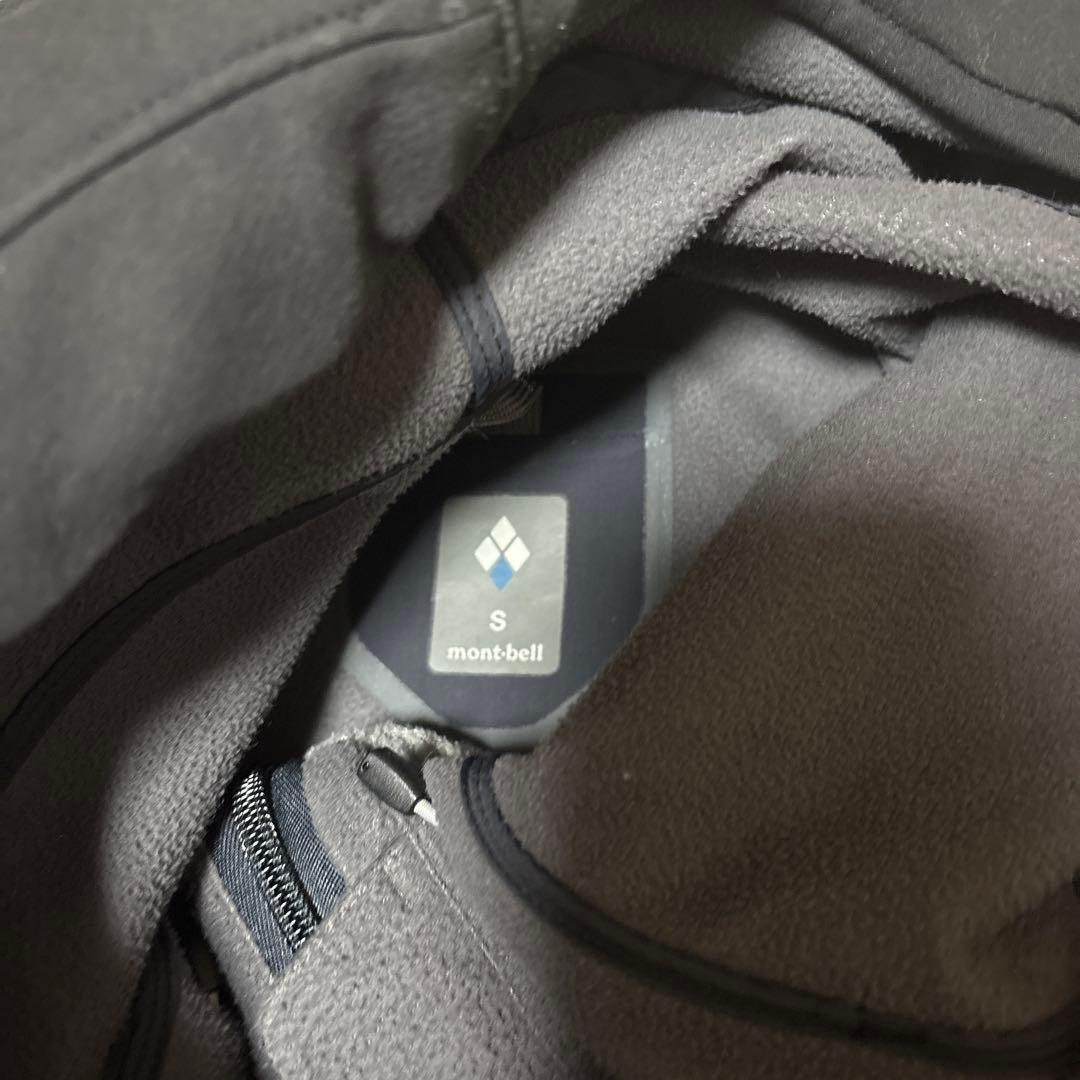 モンベル パウダーシェッドパーカ Sサイズ ブラックマウンテンパーカー