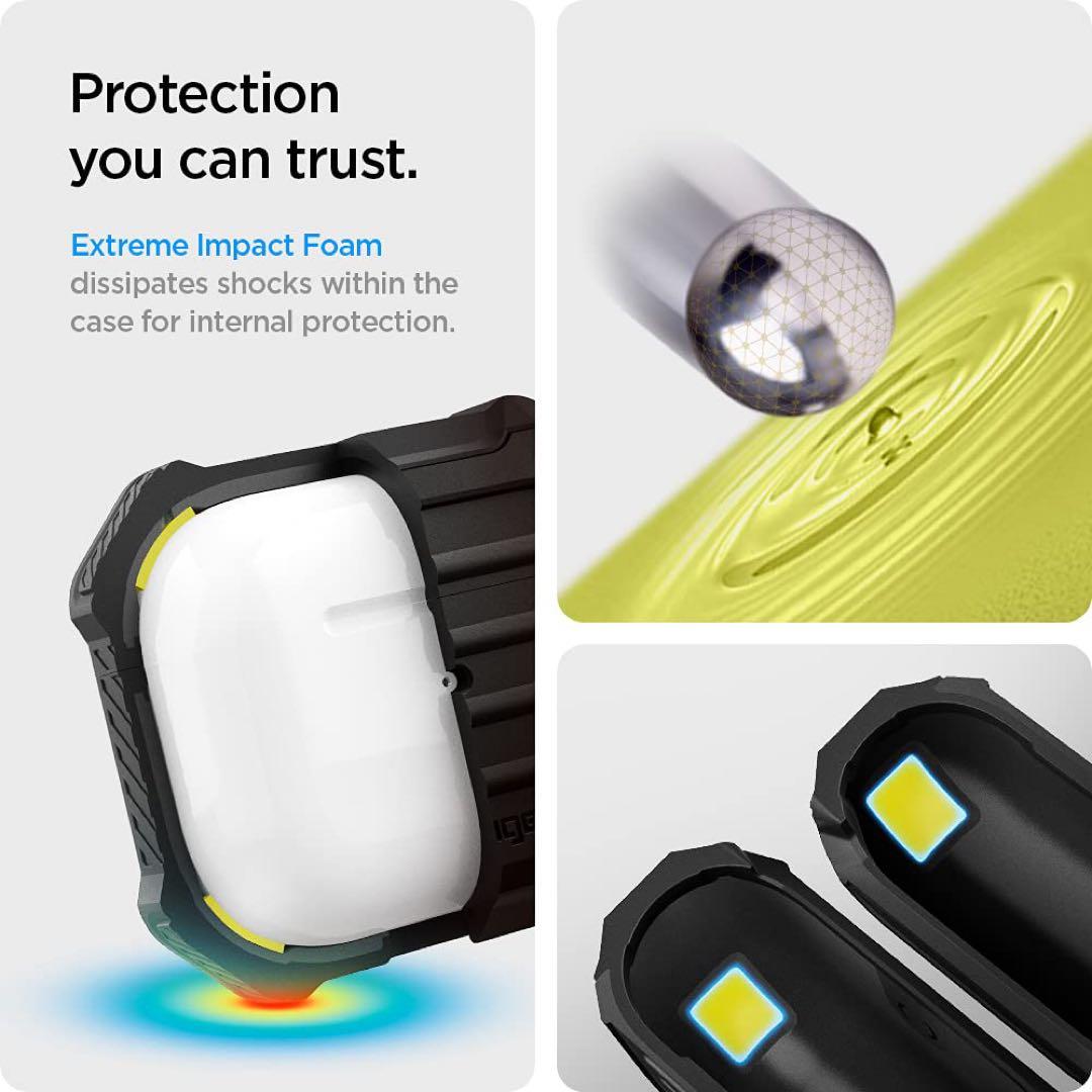 Spigen ブラック イヤホンケース　AirPods 2021