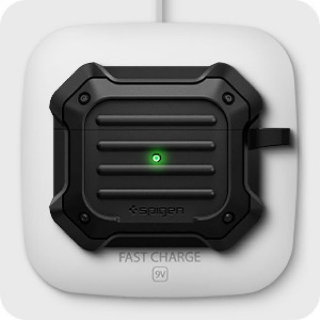 Spigen ブラック イヤホンケース　AirPods 2021