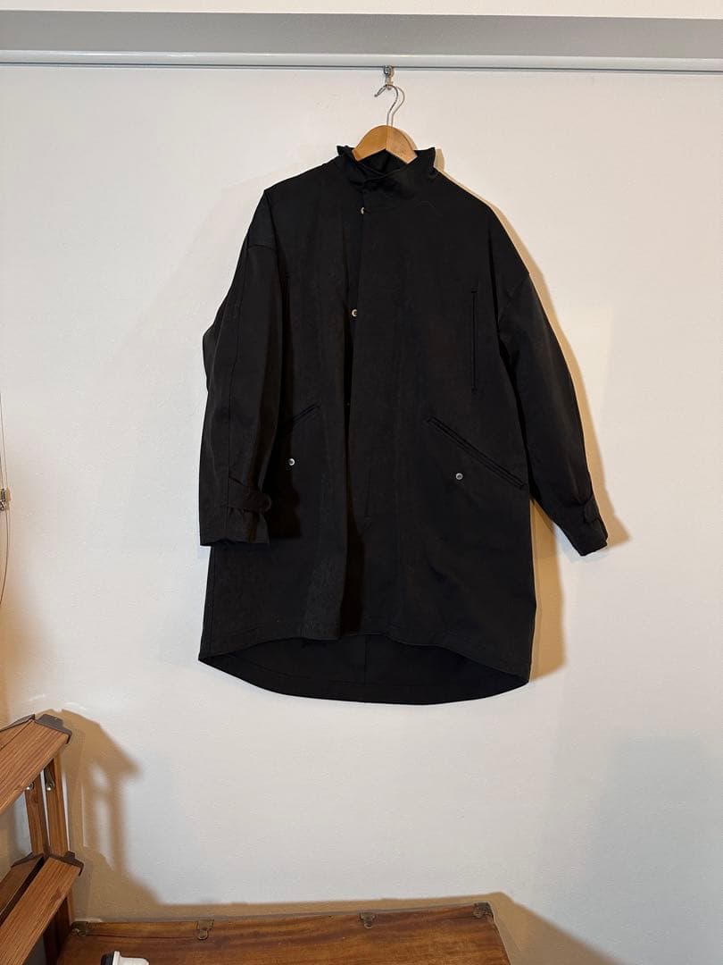 野村様用　public Tokyo 撥水スエードクロスミリタリーコート