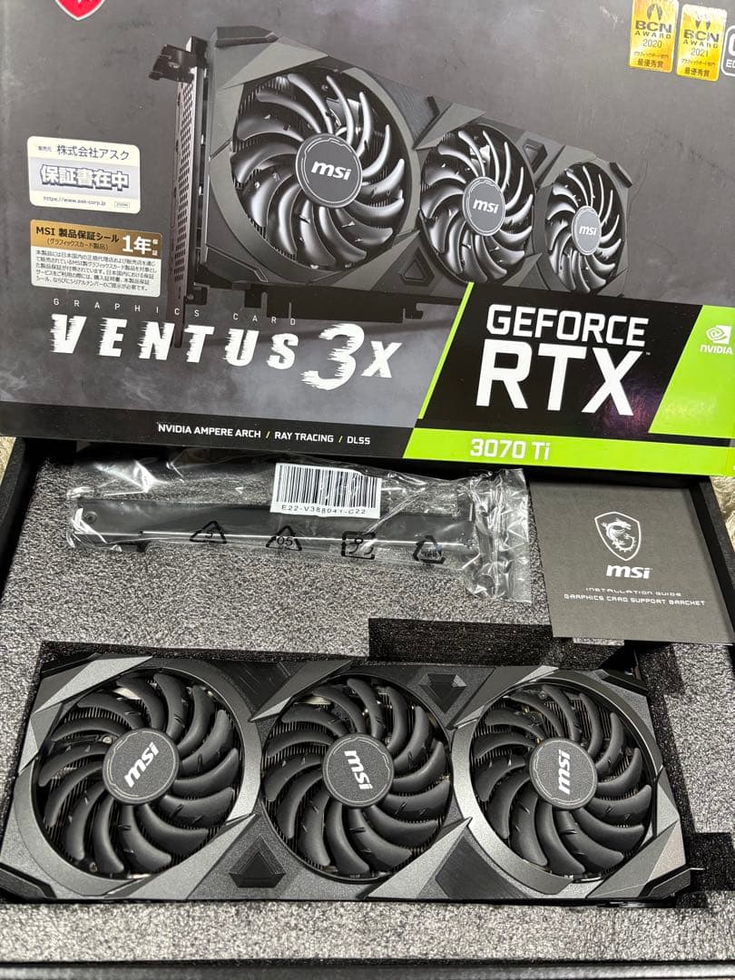 msi GeForce RTX 3070 Ti 8G OC グラボ