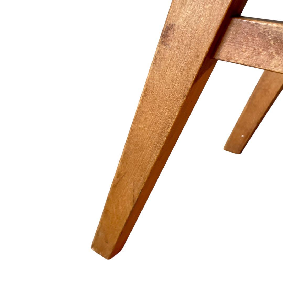 【希少】オールドマルニ ダイニングチェア 木製 椅子 ビンテージ 古道具