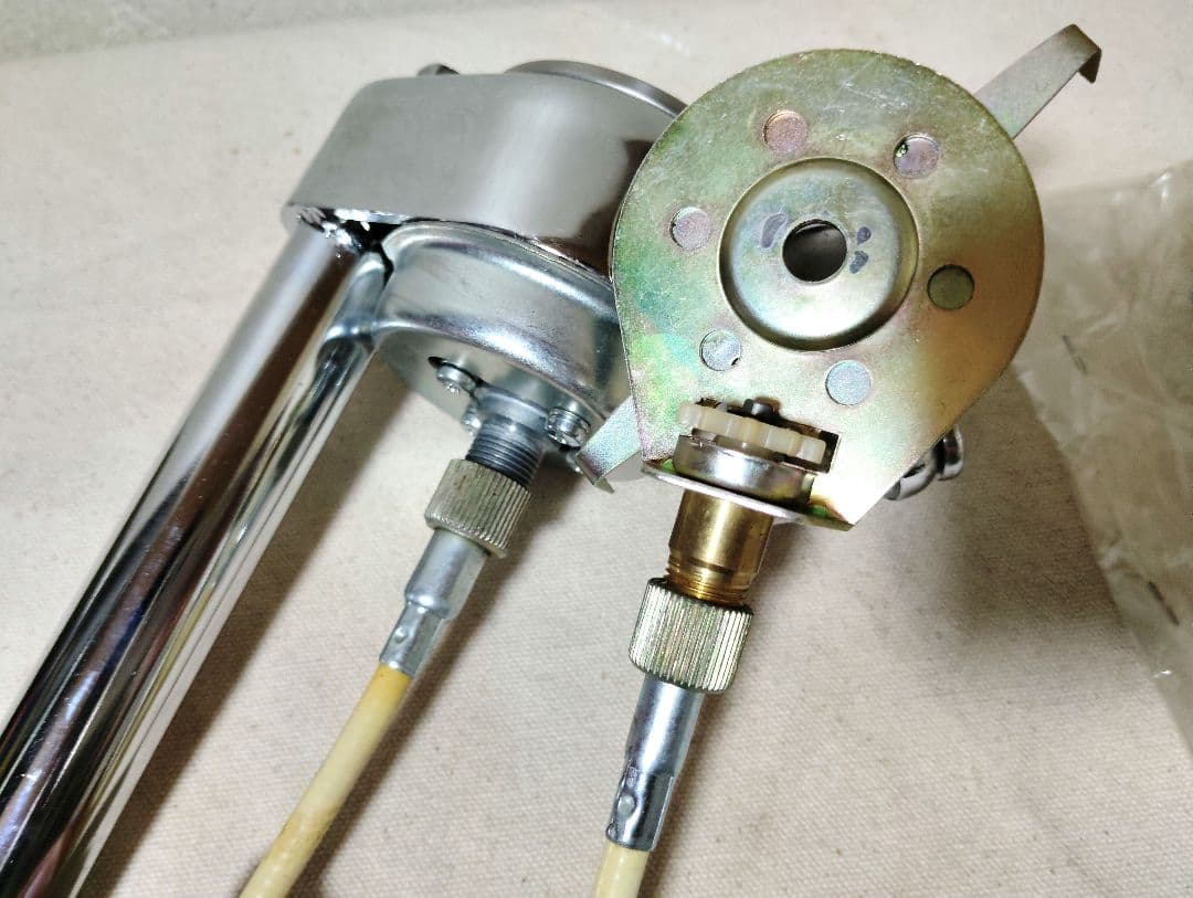 稀少 新品 ツノダ ステム埋め込み式メーター フラッシャー自転車