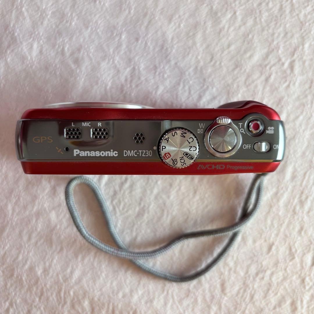 LUMIX DMC-TZ30 レッド 20倍ズーム　カメラライカレンズ