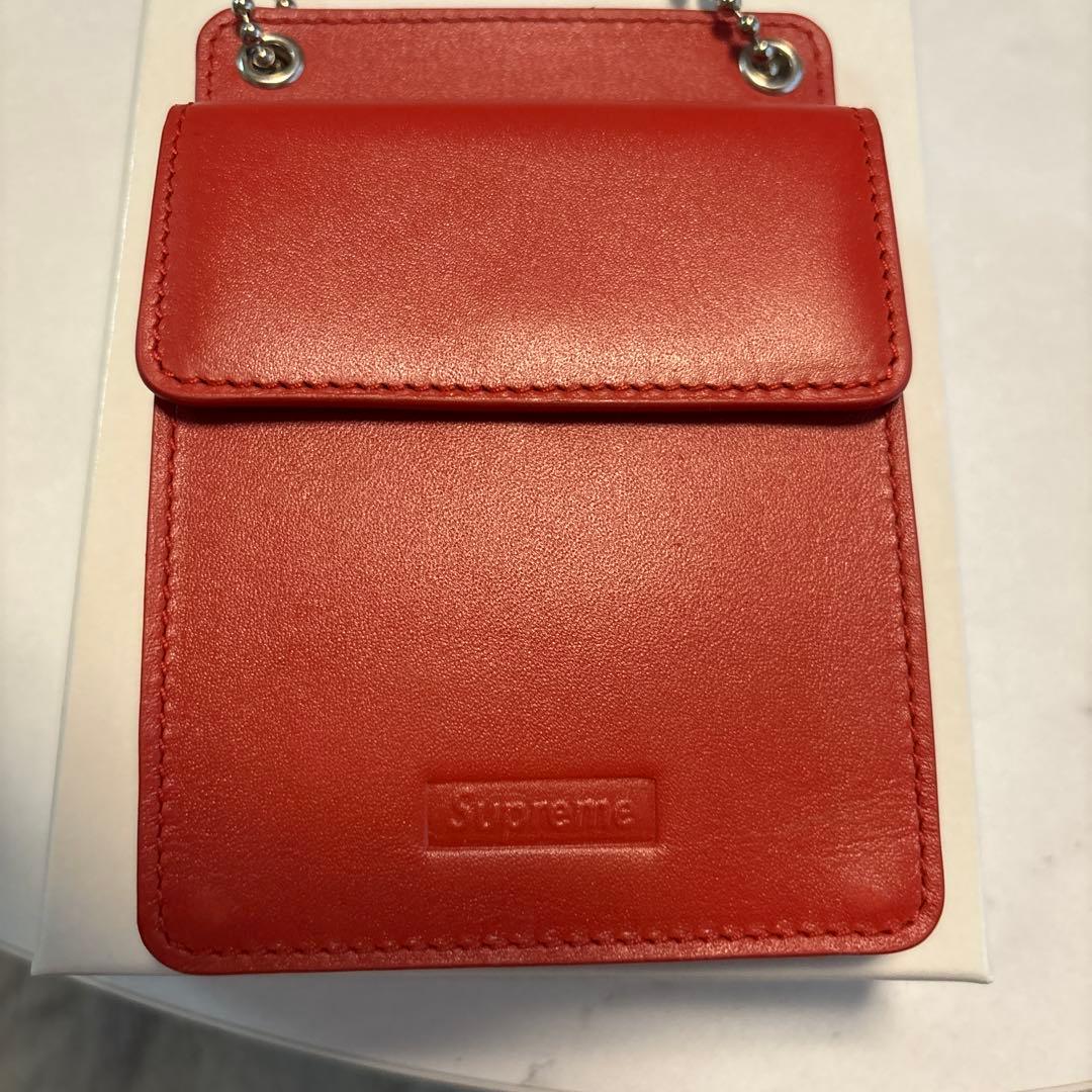小物 Supreme Leather ID Holder + Wallet
