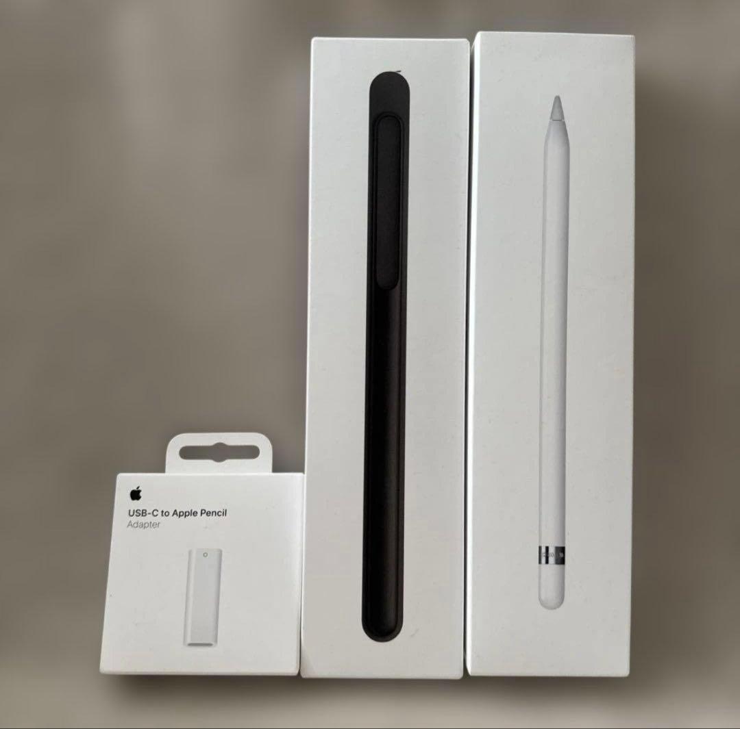 Apple Pencil 第1世代 純正ケース+C充電変換付セット