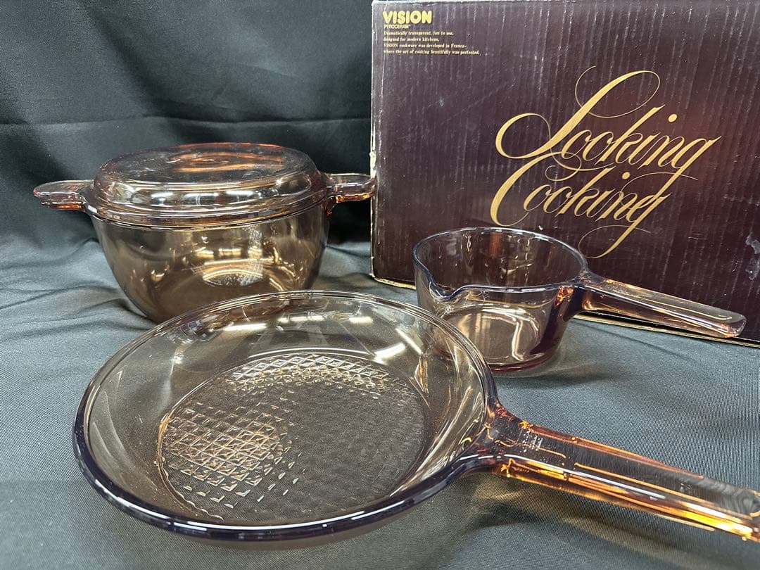 【保管品】VISION 両手鍋　片手鍋　フライパン　フランス製　3種　まとめ