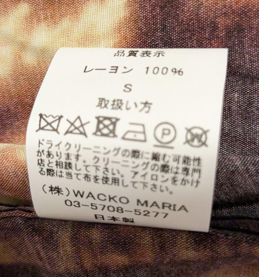 美品 24ss WACKOMARIA ×攻殻機動隊 HAWAIIAN 黒 S