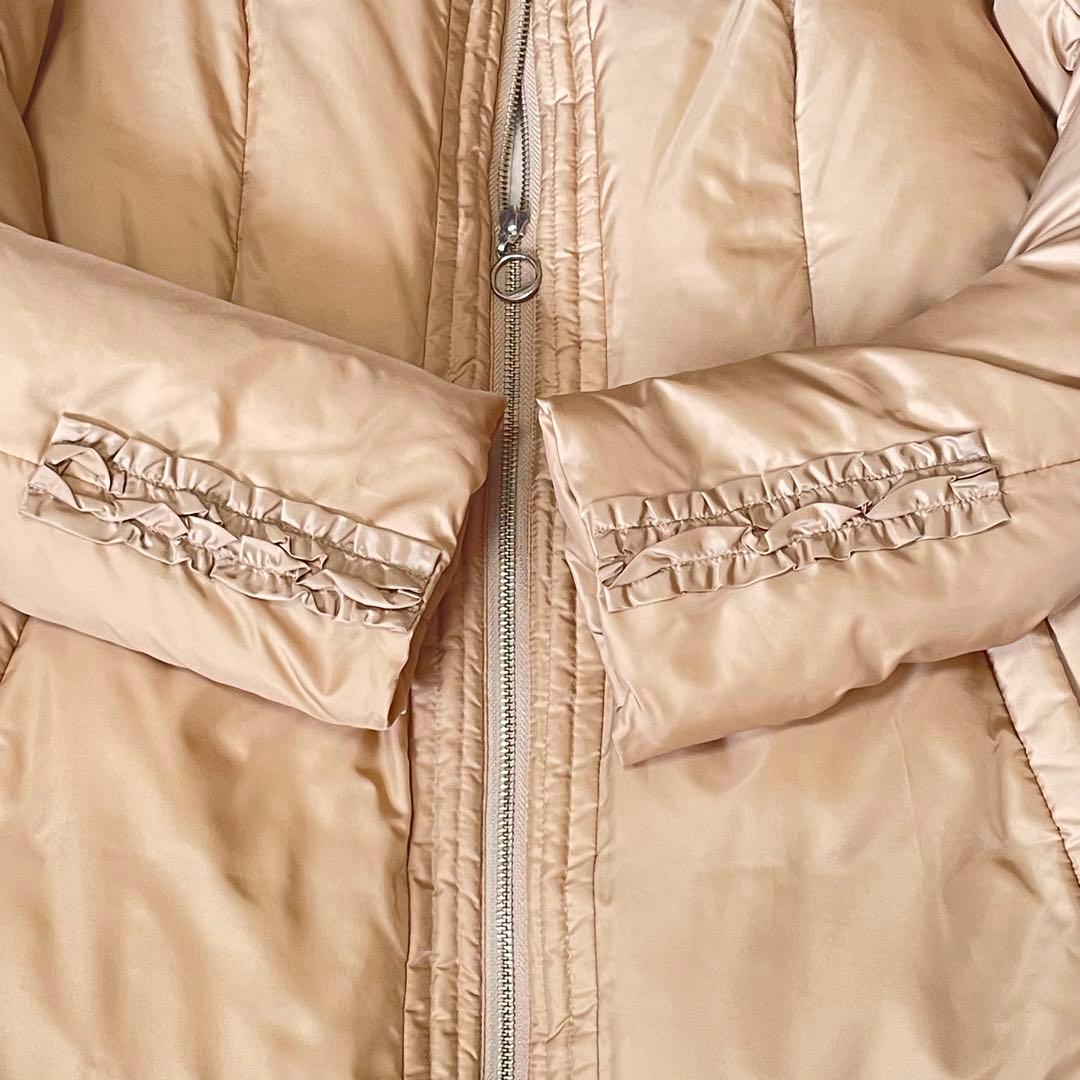 ハナエモリ HANAE MORI アルマアンローズ ダウンコート フリル 38