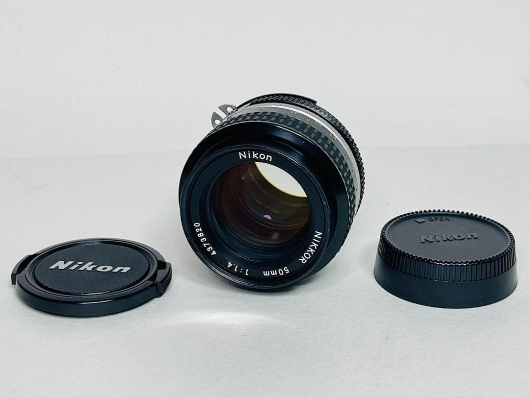 ニコン Nikon Ai 50mm F1.4 単焦点 マニュアル レンズ 美品