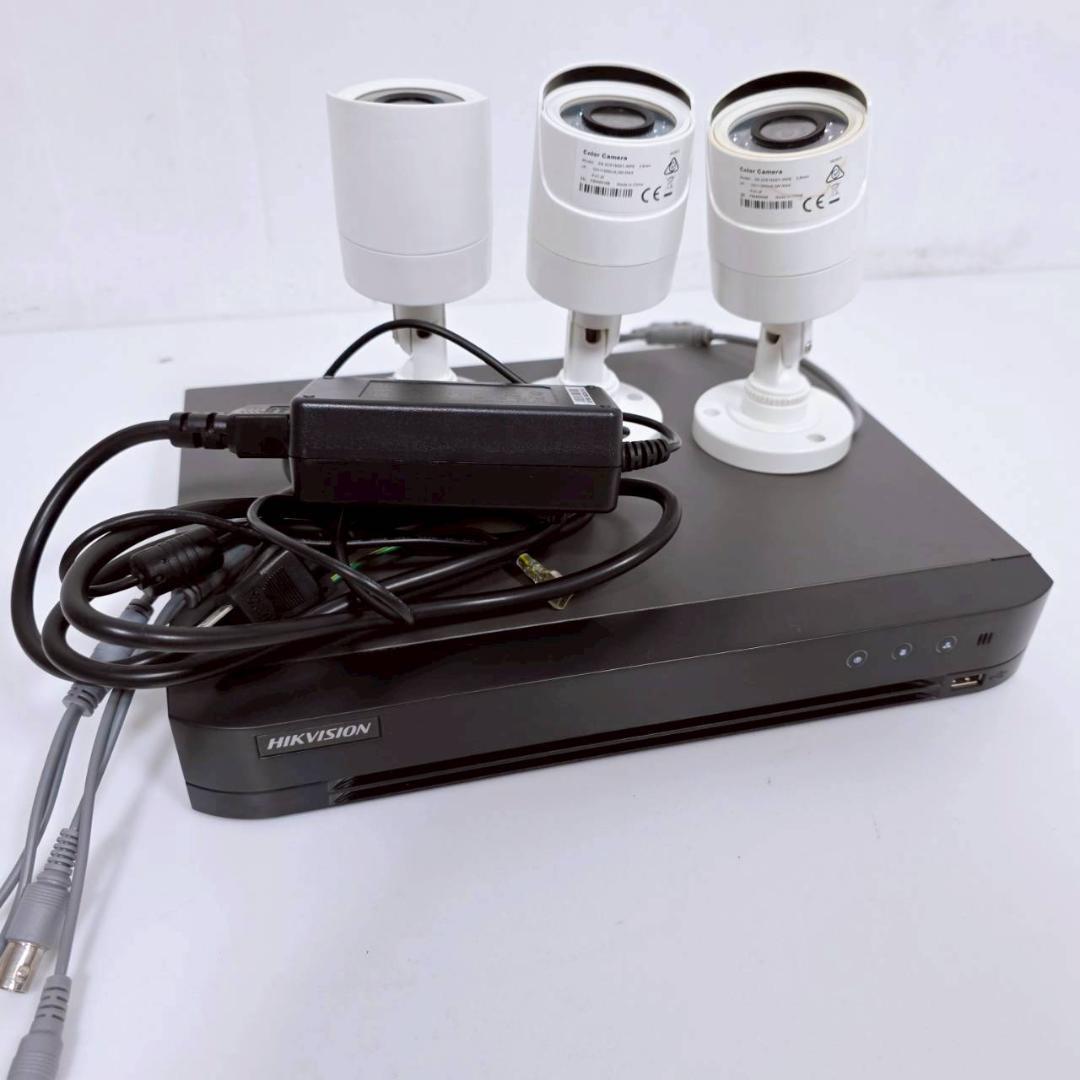 ハイクビジョンレコーダー カメラ3台セット DS-7204HQHI-K1/P